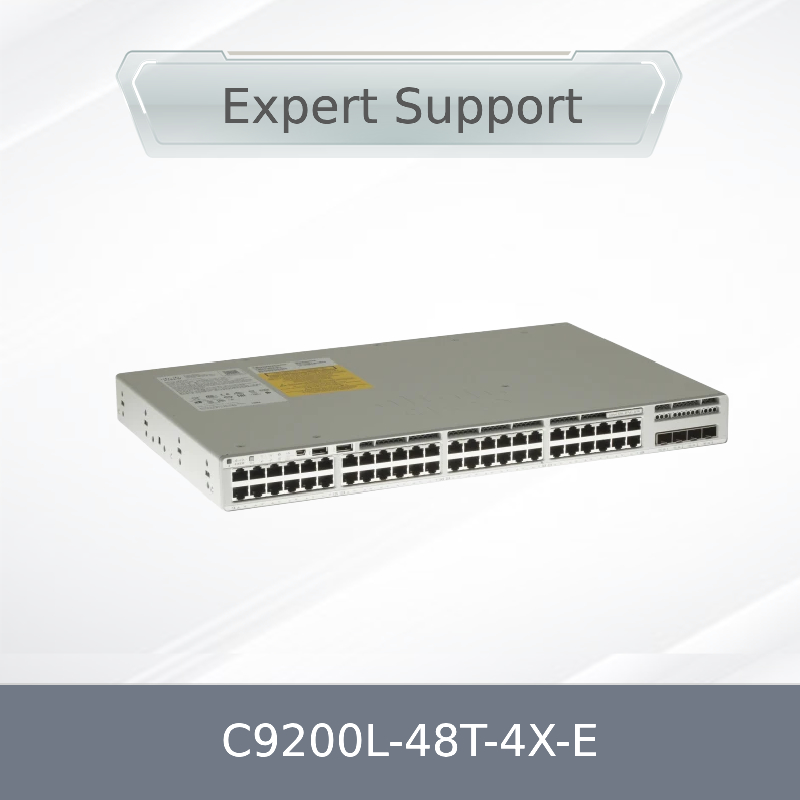 مفتاح شبكة C9200L-48t-4X-E جديد أصلي، L3، مُدار، 48 × 10/100/1000 + 4 × 10 جيجابت SFP+ (وصلة صاعدة)
