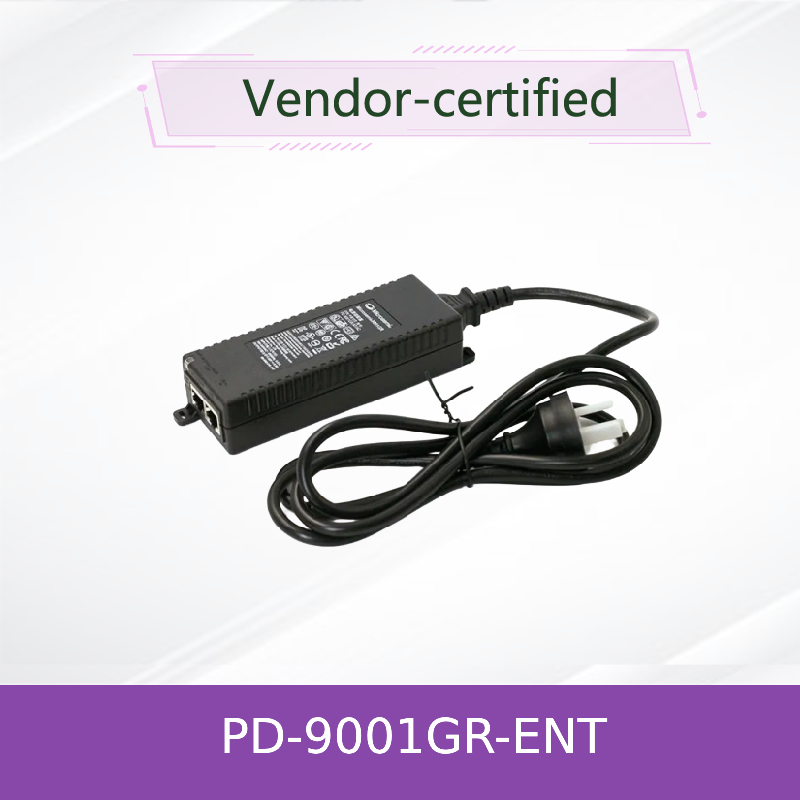 نقاط الوصول اللاسلكية المتطرفة PD-9001GR-ENT منفذ واحد جيجابيت PoE Midspan ، 802.3at متوافقة جديدة وأصلية