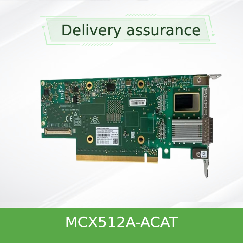 بطاقة شبكة Mellanox ConnectX-5 EN MCX512A-ACAT - محول PCIe مزدوج المنفذ 25GbE SFP28 مع RDMA و NVMe عبر الأقمشة