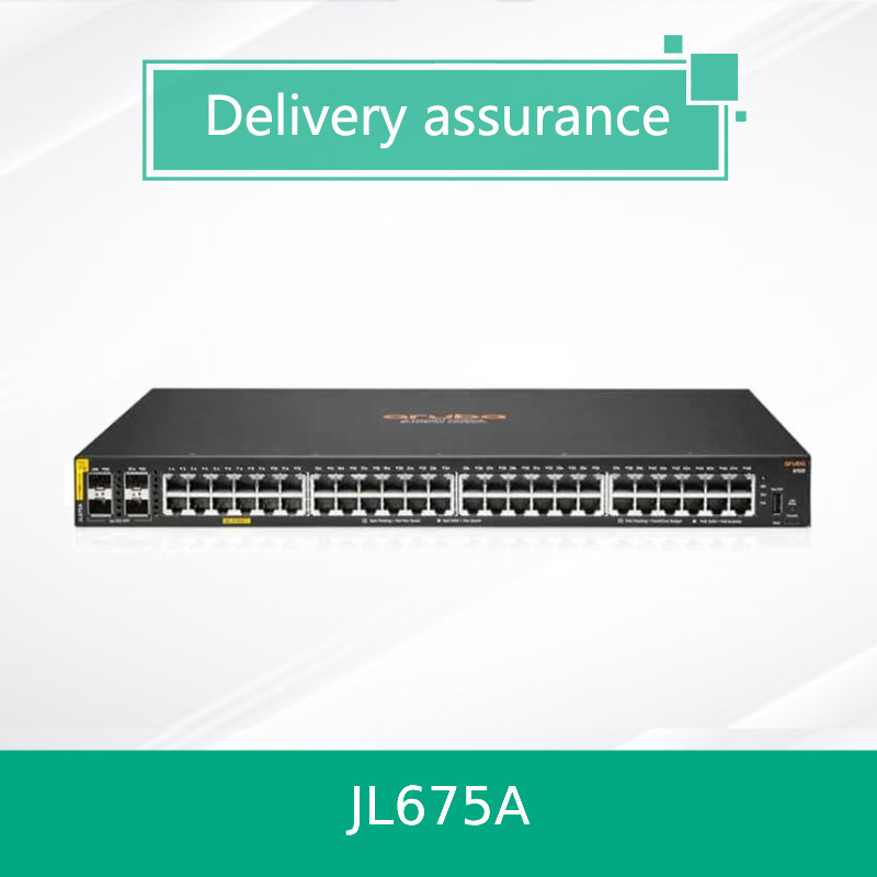 مفتاح HPE Aruba CX 6100 JL675A بـ 48 منفذ جيجابت PoE+ | 370 واط فئة 4 | 4x SFP+ | مُدار من الطبقة 2