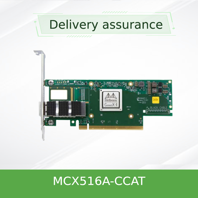 Mellanox ConnectX-5 EN MCX516A-CCAT بطاقة الشبكة - 100GbE ثنائي منفذ PCIe NIC مع RDMA