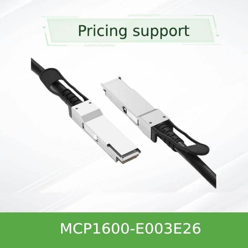 NVIDIA Mellanox MCP1600-E003E26 100Gb/s QSFP28 كابل نحاسي مرفق مباشر سلبي 3m ، EDR InfiniBand ، تأخير منخفض ، طاقة قريبة من الصفر لترابطات مركز البيانات