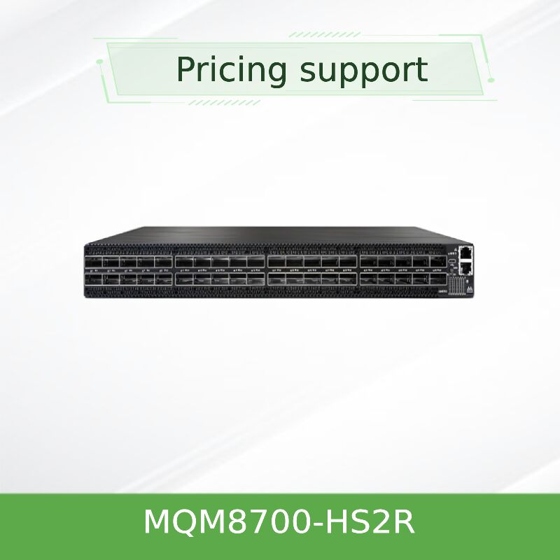 NVIDIA Quantum MQM8700-HS2R 200G InfiniBand Switch. 40 منفذ 16Tb / s مفتاح إدارة مع تدفق الهواء C2P.