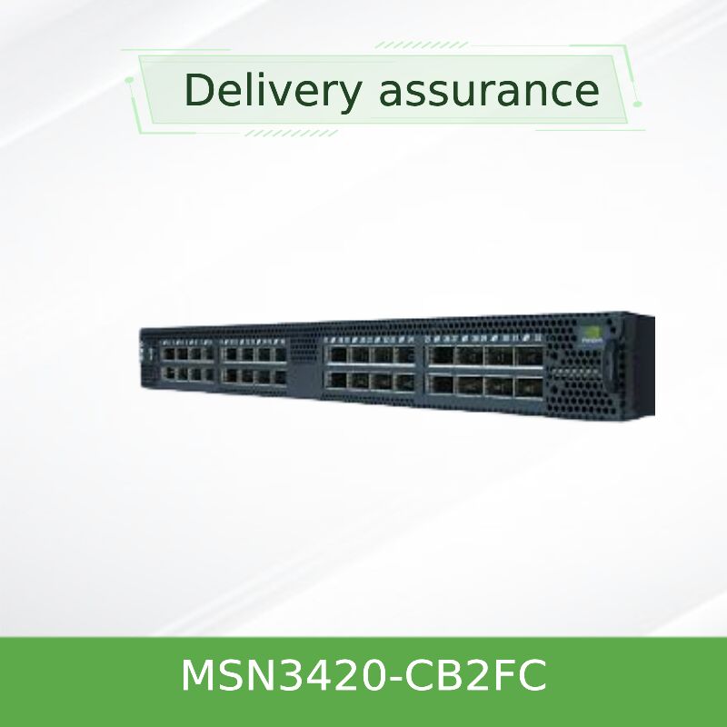 مفتاح NVIDIA Spectrum SN3420 MSN3420-CB2FC - 48 منفذ 25GbE و 12 منفذ 100GbE من نوع Top-of-Rack مع Cumulus Linux