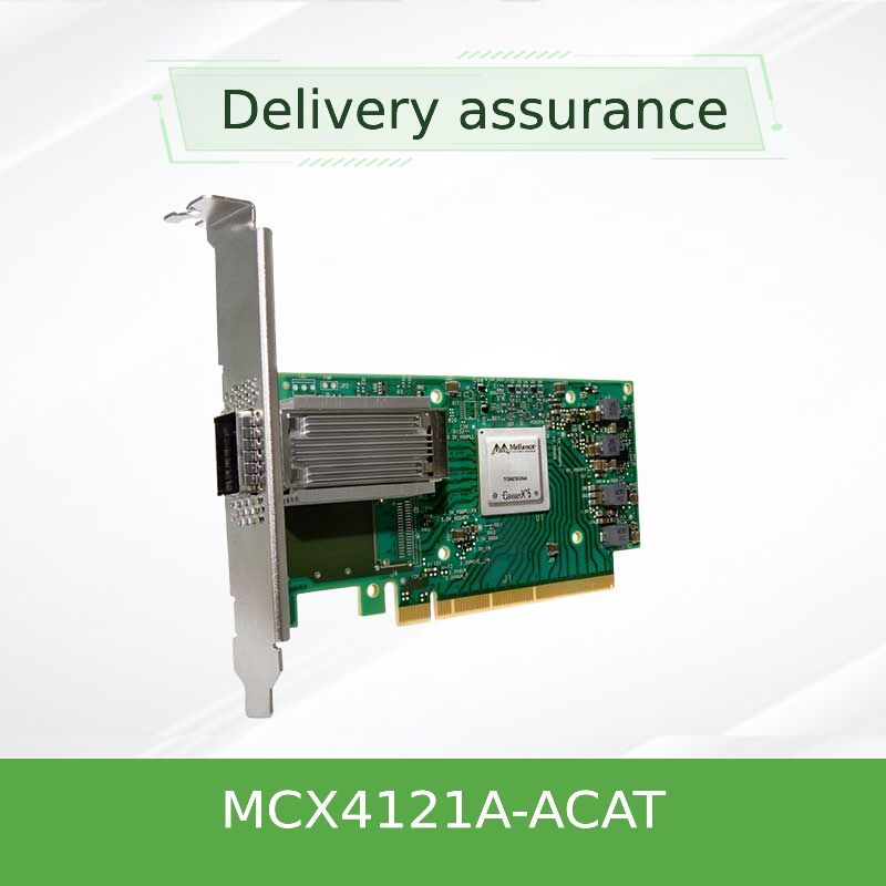 Mellanox ConnectX-4 Lx MCX4121A-ACAT بطاقة محول شبكة مزدوجة الموانئ 25GbE