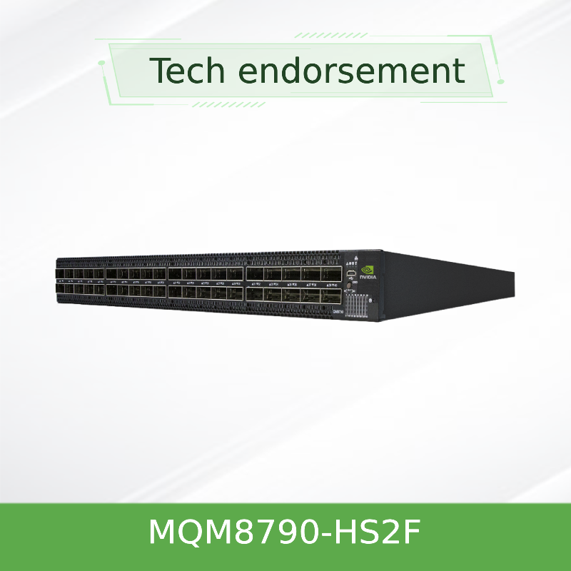 NVIDIA Quantum MQM8790-HS2F 200Gb / s InfiniBand Switch 40 منفذ 16Tb / s