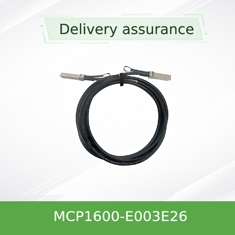 كابل InfiniBand EDR 100Gb / s MCP1600-E003E26 QSFP28 DAC النحاسي لأعلى الرف